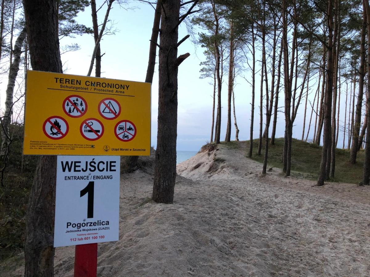 Domek Pod Lasem Pogorzelica  Exteriör bild